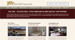 Desktop Screenshot of kitehillvineyards.com